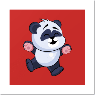 Happy Panda Posters and Art